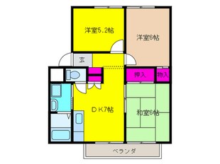 ハウゼ加茂の物件間取画像